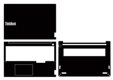 Sticker Skin Cover for Lenovo Thinkbook 16 G6 IRL 16" 2023 Laptop Carbon Vinyl