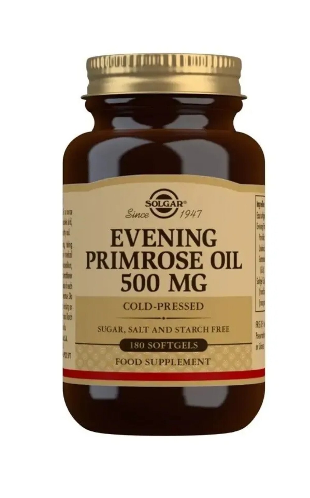 Solgar Evening Primrose Oil 500mg 180 Softgels - Image 3