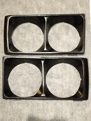Lada Vaz 2106 Headlights Plastic Covers Trim Front Left and Right Pair Original