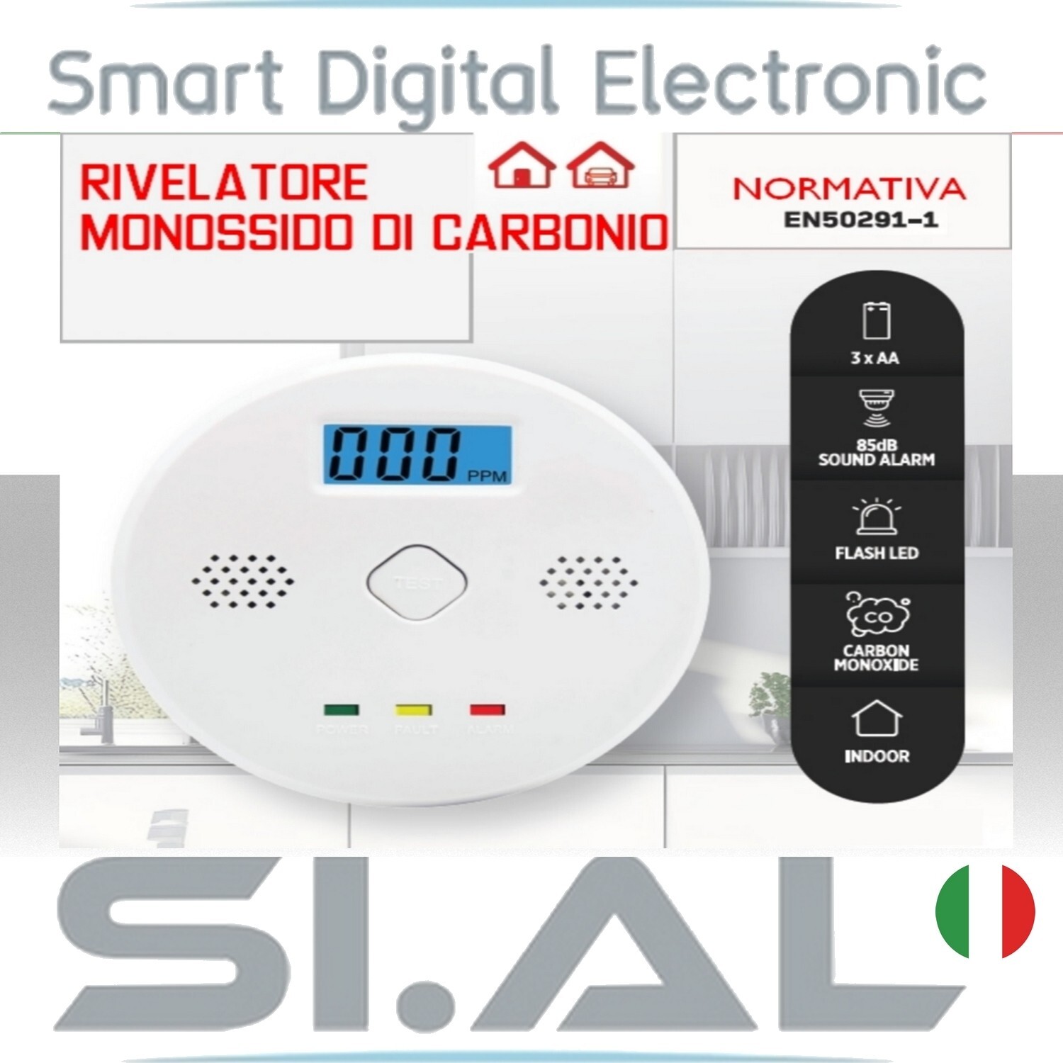 Rilevatore CO Obbligatorio per Affitti Brevi e B&B Certificato