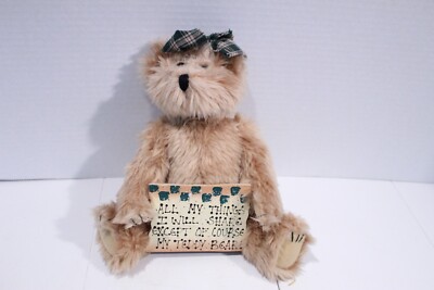 Vintage Wangs International 10  Jointed Cream Shaggy Bear.  #PLB8010 See Pics