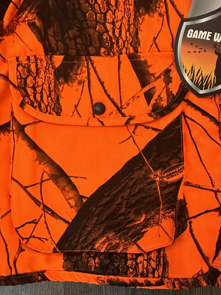 Game Winner Men’s Realtree Piedmont Deluxe Game Vest HD Blaze Sizes S/M,L,2X/3X - Image 2 of 4