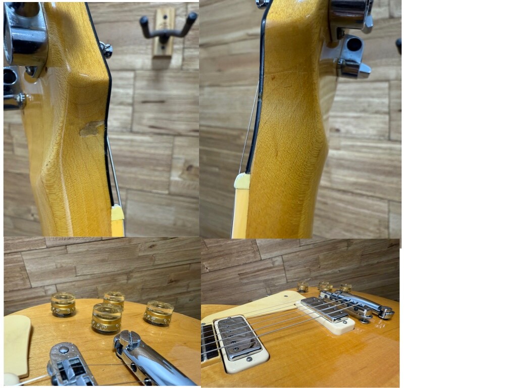 Gibson Les Paul Deluxe Guitar 1977 Natural 9lbs 10oz w/Gen 2 Chainsaw case-Clean