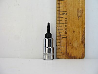 八 Sears Craftsman USA Nos 6pc Hex Bit Socket Set 3/8” Drive Sae