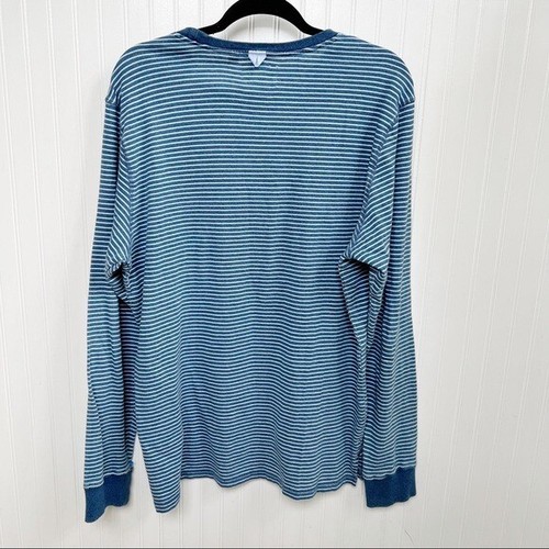 Five Four Blue & White Stripe Woad Long Sleeve T-Shirt Men’s Large - Picture 2 of 5