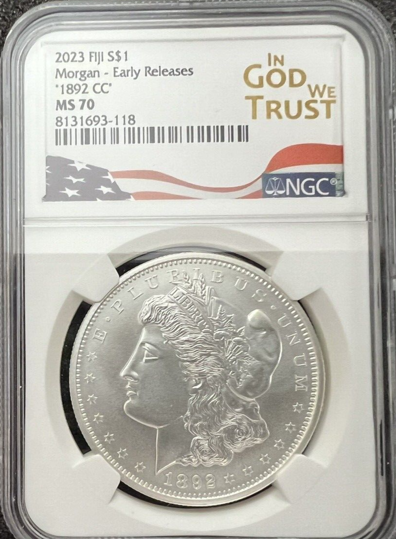 2023 FIJI 1892 CC Morgan Dollar NGC MS70 (Early Releases) Special
