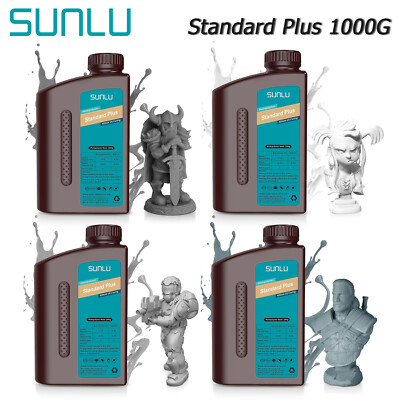 SUNLU 1000G 3D Drucker Resin Harz Standard Plus Verbessert für LCD/SLA/DLP 4K/8K