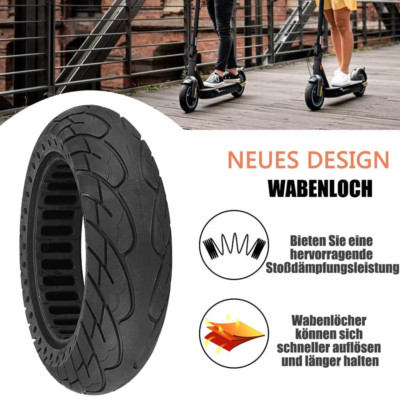 1x Vollgummireifen 10 * 2,5 Solide Reifen Für Ninebot Max G30 / G30E / G30LP DE