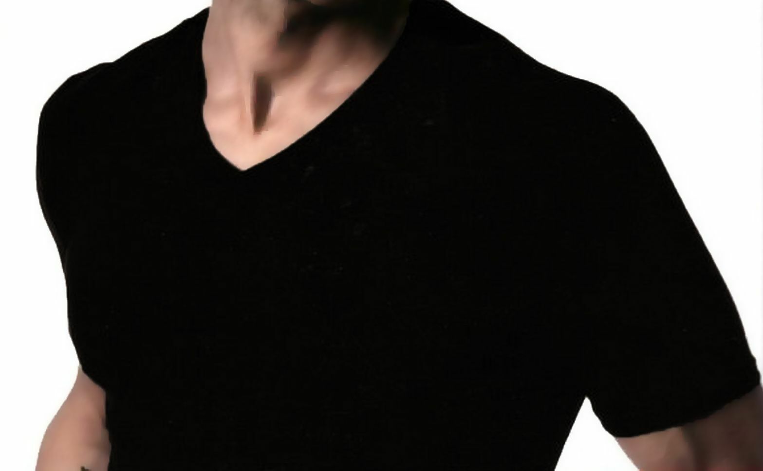 Fila Maglia Da Uomo Elasticizzata A Mezza Manica Scollo A V T Shirt Intima