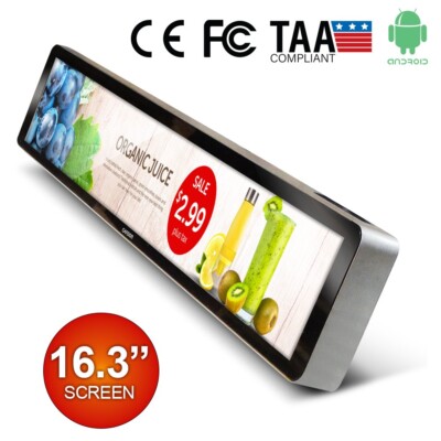 16.3'' Mini Ultra-Wide Monitor, Built-In Android OS