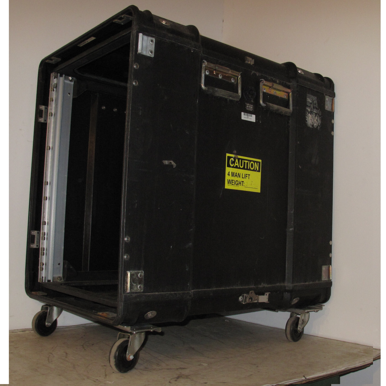 Rackmount 14U 19x24 Wheeled ECS Composite Shockmount Electro