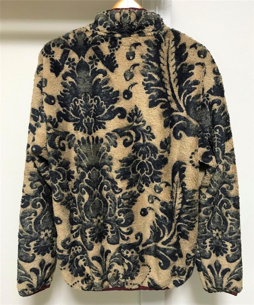 KAPITAL damask light fleece blouson beige snap t pullover brand 