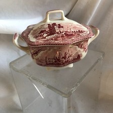 SUCRIER EN FAIENCE ANGLAISE