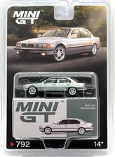 Raw Metal CHASE! Mini GT 1:64 BMW 750IL Aspen Silver Metallic MGT00792