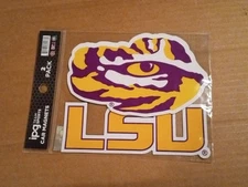 LSU TIGERS Car Magnets IPG Team Sports 2 Pack