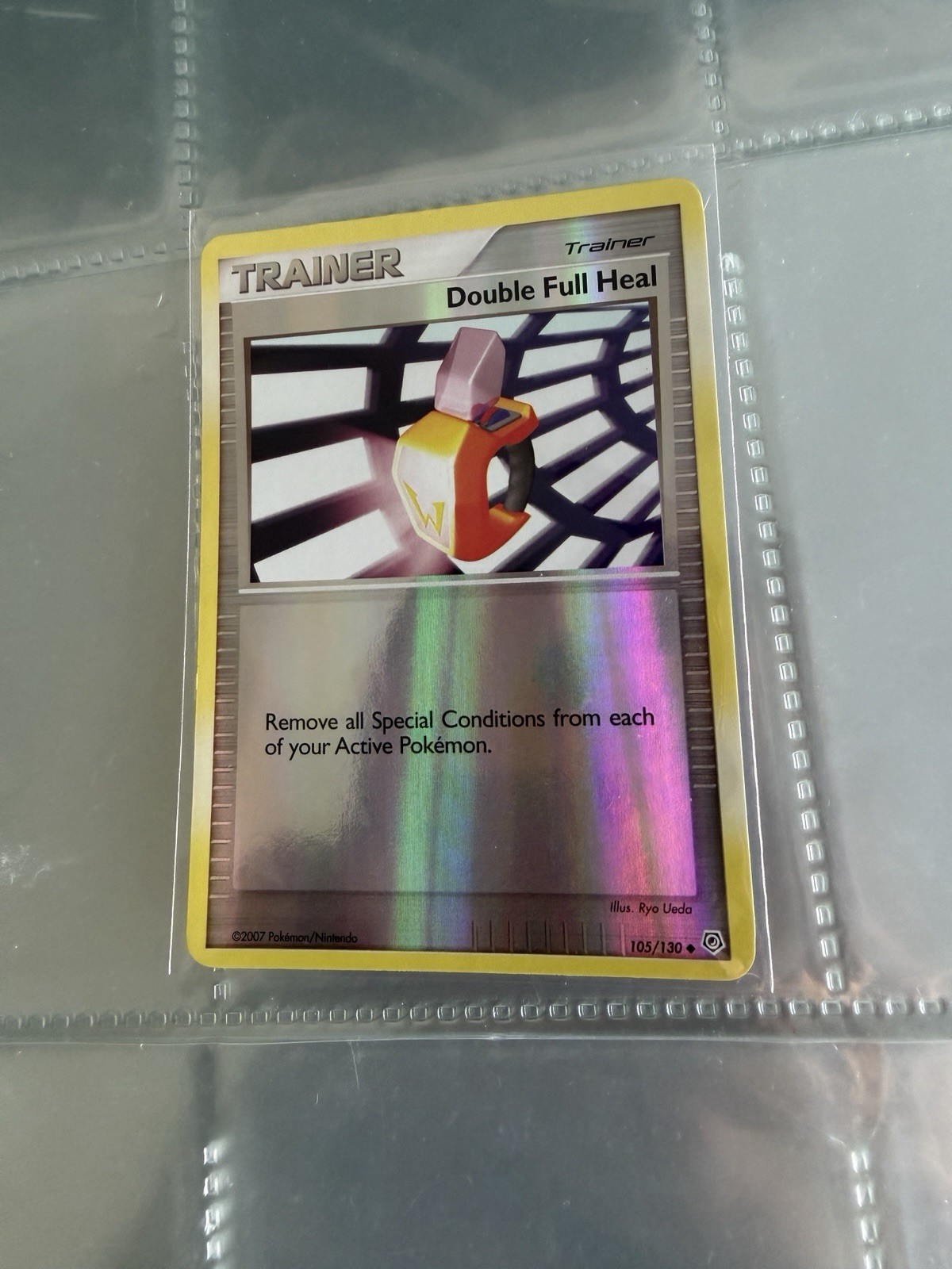 Pokémon TCG Diamond & Pearl Double Full Heal Uncommon Reverse Holo 105/130
