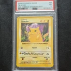 Pokémon TCG 1999 Pikachu Red Cheeks Shadowless Base Set #58 PSA 7 WOTC