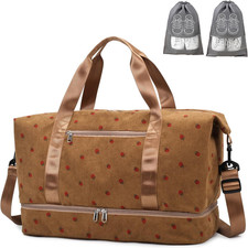 IBALULU Sporttasche Reisetasche Damen, 40L Weekender Travel Duffle Bag Mit 2 Sch