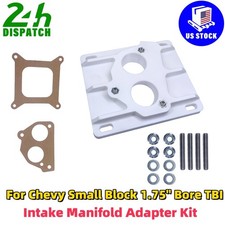 Pla Intake Manifold Adapter For Chevy Tbi Fuel Injection To 4barrel Manifold