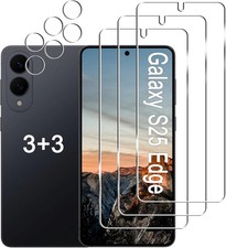 3 3 Pack Galaxy S25 Edge Screen Protector  Camera Lens Protector, 9H Tempered G