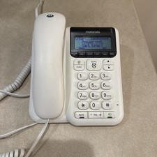 Telefon przewodowy Motorola CT610 z sekretarką i zaawansowaną obsługą połączeń