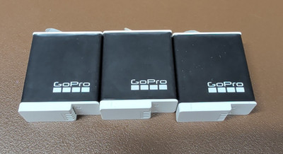 3x GoPro Hero 9 10 11 12 ORIGINAL AKKU Ersatz Batterie