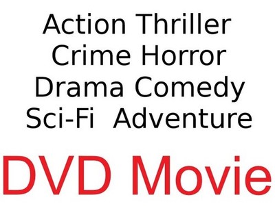 Movie DVD Action Drama Crime Thriller Comedy Adventure Sci-fi Horror
