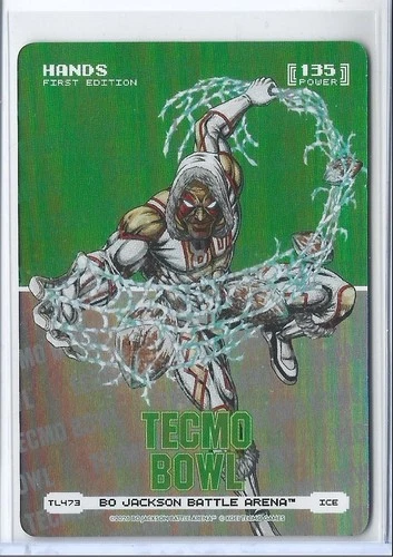 2026 Bo Jackson Battle Arena Tecmo Bowl Ice Logofoil TL473 Hands \'Jerry Rice\'