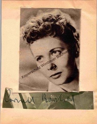 Original Autogramm Cornell Borchers (1925-2014) /// Autograph signiert si 341183