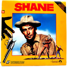 Shane Laserdisc 1982 Paramount Home Video Alan Ladd George Stevens