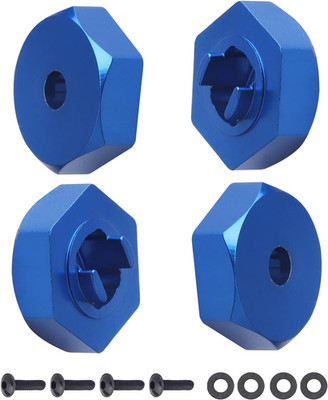 Metal Aluminum Wheel Hex Hubs 4-Pack Upgrades for 1/18 Traxxas Latrax Teton Dese