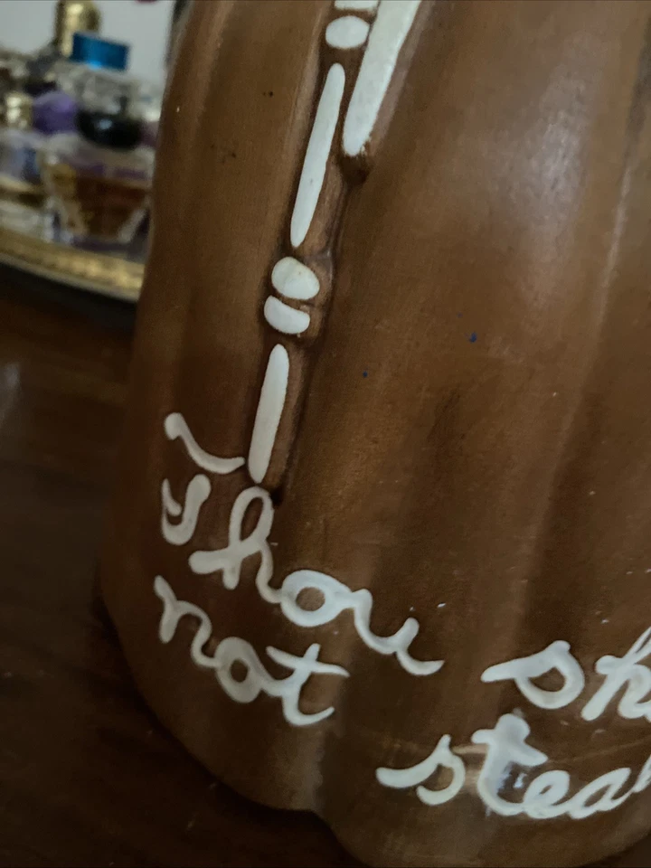 Vintage 1960’s Friar Tuck Cookie Jar. Hair Line Crack On Side. - Image 3 of 4