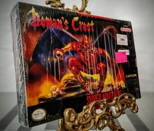 DEMON'S CREST Super Nintendo SNES GAME 1994 Vintage COMPLETE IN BOX TESTED WORKS