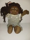 VTG 1985 Cabbage Patch Kids Doll African American Long Hair 15” W/ Orig. Clothes