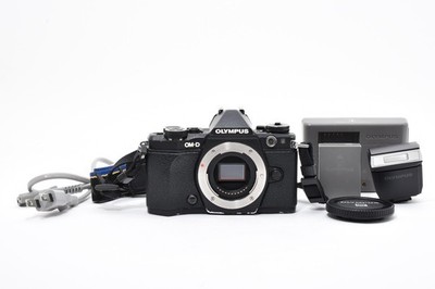 Olympus OM-D E-M5 Mark II Count 46444 + Flash [Wifi works/ Ex+]