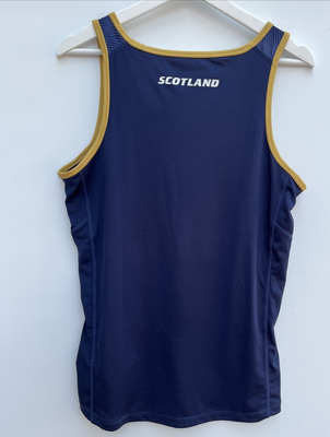 Classique Écosse Rugby S Hommes Rugby Union Bleu Entraînement Chemise