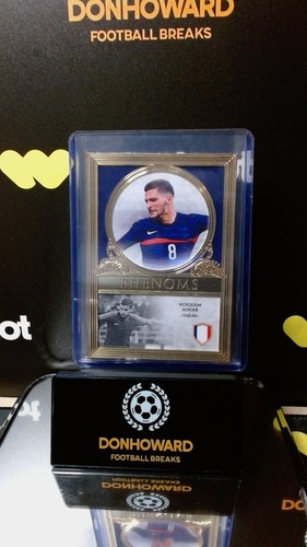 2021 Futera Unique World Football Houssem Aouar Gold Frame Phenoms /09 France