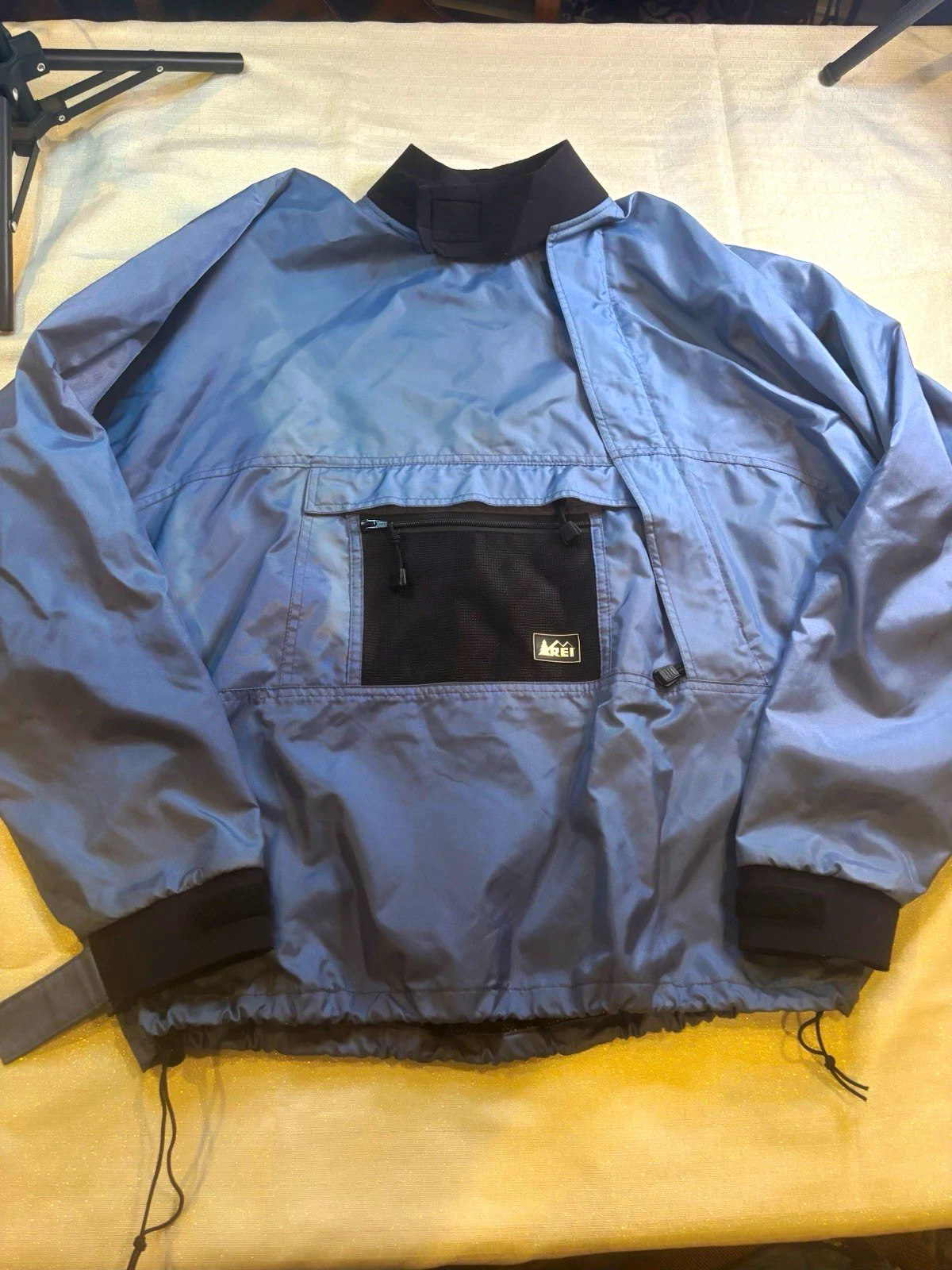 Vintage REI Anorak Jacket Mens L Blue Pullover Made USA Outdoor Gorpcore image 1