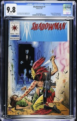 Shadowman 1 CGC 9.8 Valiant 1992 Jim Shooter Comic Book 1st Shadowman & Samedi