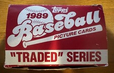 1989 Topps Traded Complete 132-Card Set including Ken Griffey Jr. Rookie Card