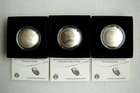 Lot of 3: 2014-P $1 Proof National Baseball Hall of Fame 1 oz. Silver Dollar Box