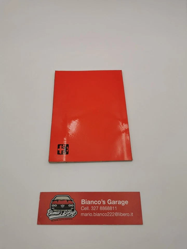 Libretto Uso E Manutenzione Alfa Romeo GT 1300 Junior - Immagine 2 di 4