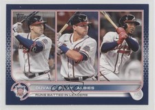 2022 Topps Series 1 League Leaders Royal Blue Adam Duvall Austin Riley #181 0k8b