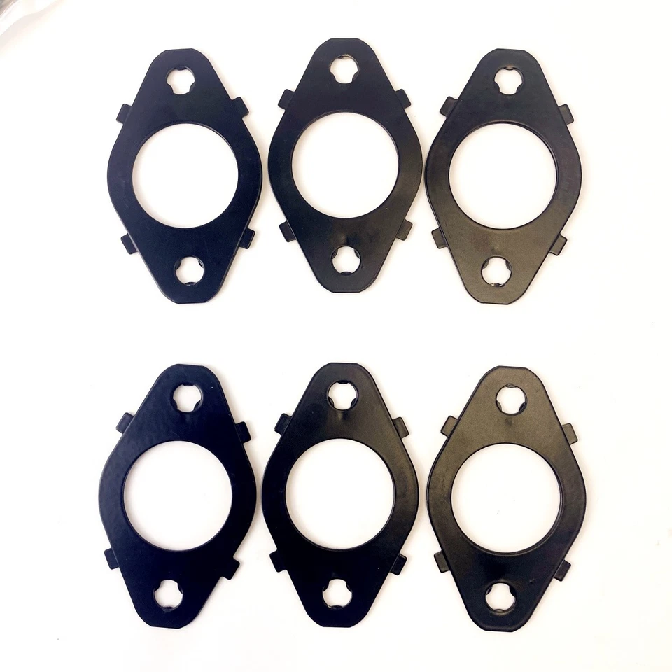 6X Juntas de colector de escape 5266422 para Dodge Ram Cummins 1998-15 5,9 L 6,7 L 24 V Foto 3 de 4