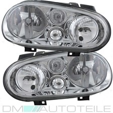 Scheinwerfer Links Rechts H7/H1 passt für VW Golf 4 IV ohne Nebel 1997-2006
