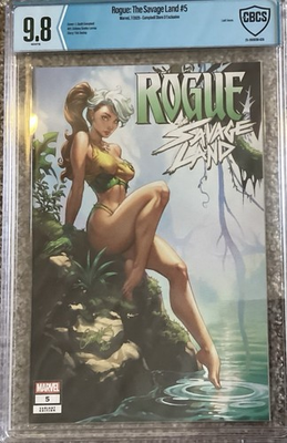 #ad Rogue: The Savage Land #5 J. Scott Campbell Variant CBCS 9.8 $80.00