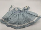 Vintage 1985 Coleco Cabbage Patch Kids/Doll Blue Dress Embroidered Flowers