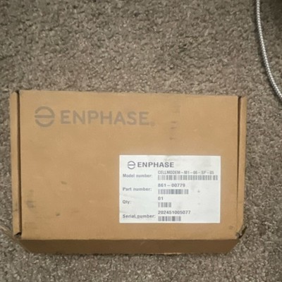 Enphase CELLMODEM-M1-06-SP-05 Cellular Communication Module Gray MPN 861-00779