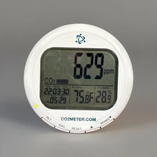 Portable CO2 Carbon Dioxide Temperature & Humidity Monitor Desktop Thermostat