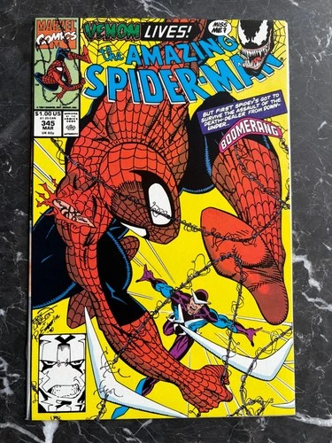 Amazing Spider-Man #345 (1990) Venom APP NM- 9.2